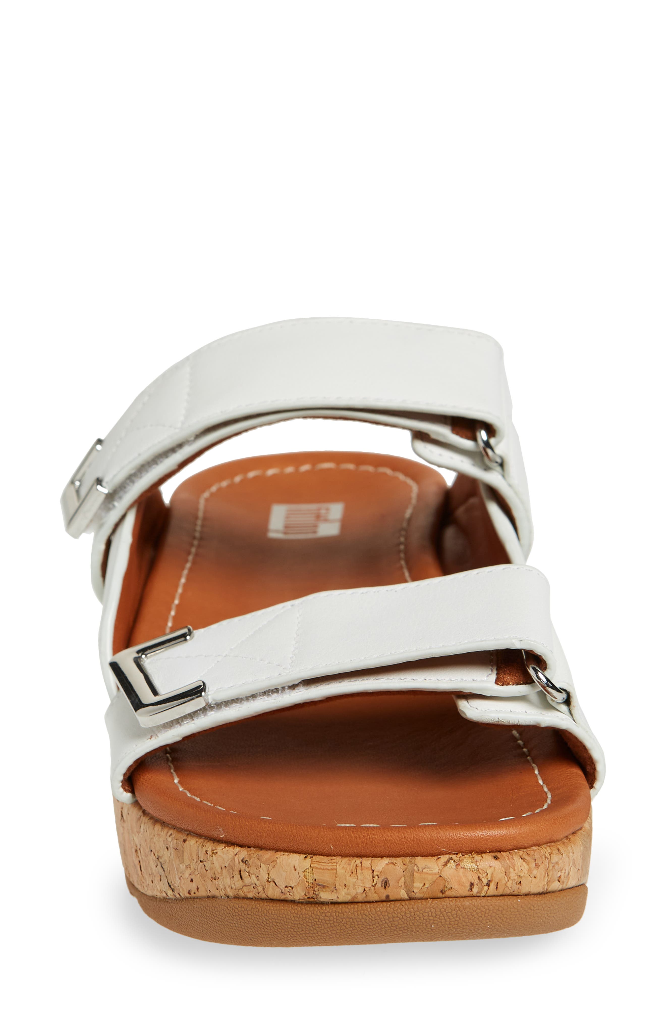 Remi Platform Wedge Slide Sandal, Alternate, color, URBAN WHITE