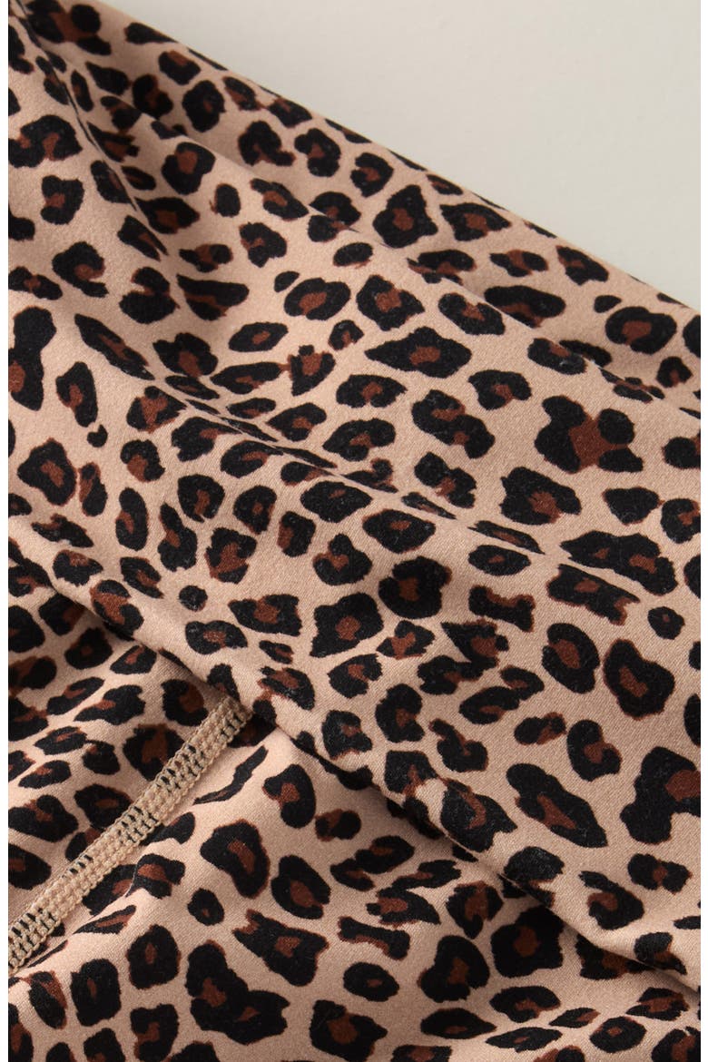 Kids' Live By Foldover Flare Pants, Alternate, color, TAN KERNEL CHIC LEOPARD