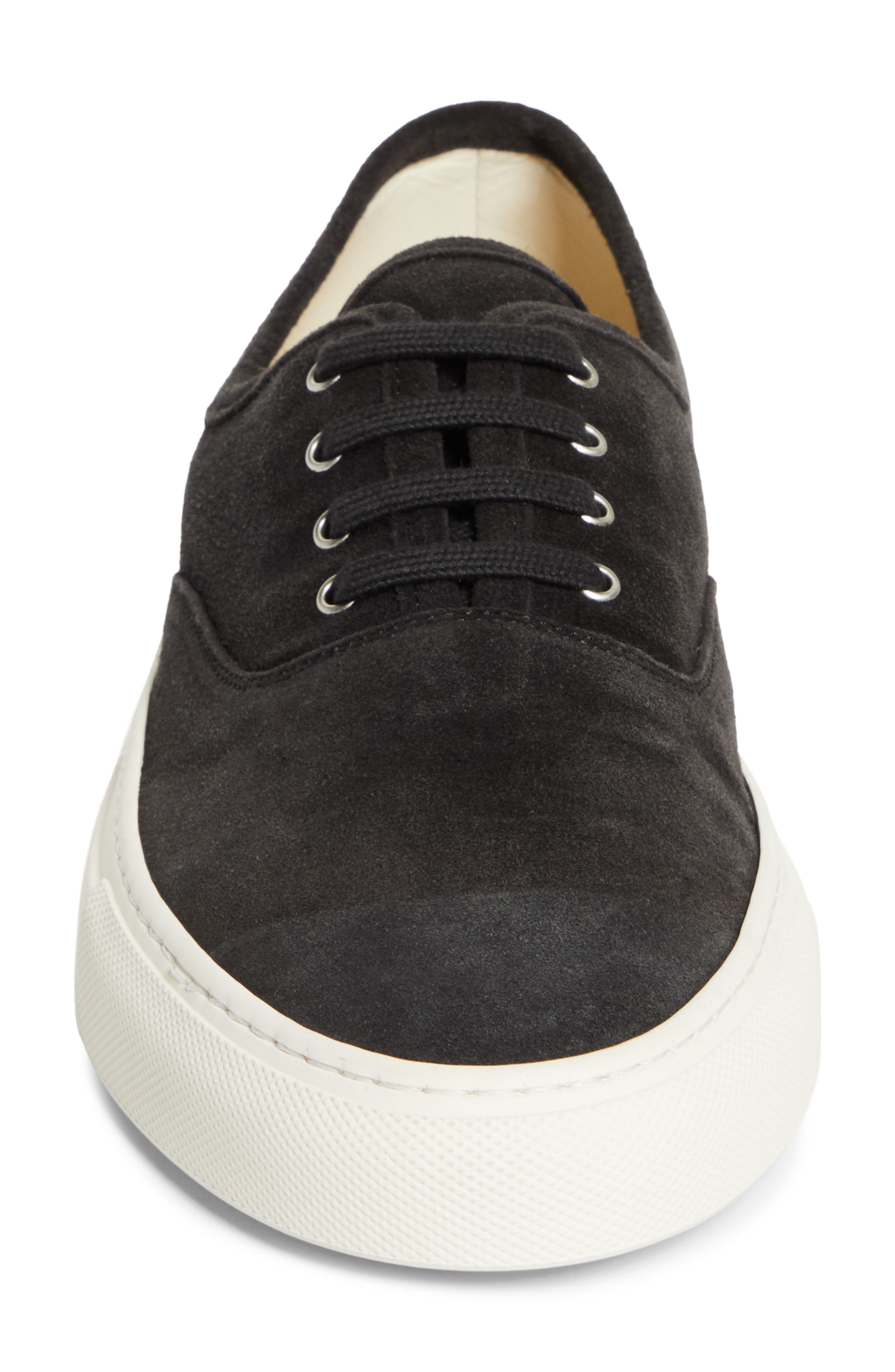 Common Projects Four Hole Slip-On Sneaker, Alternate, color, Black