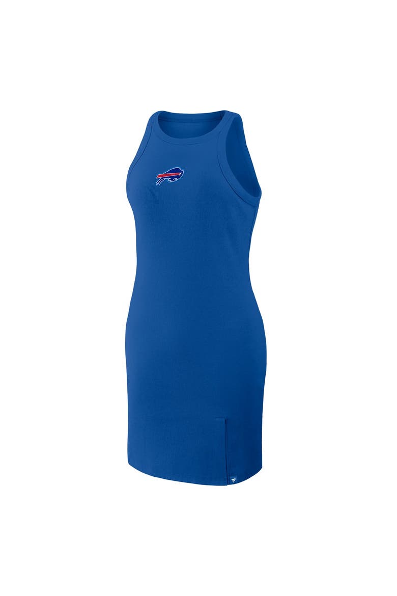 Women's Fanatics Royal Buffalo Bills Push Beyond Tri-Blend Ribbed Sleeveless Dress, Alternate, color, Royal