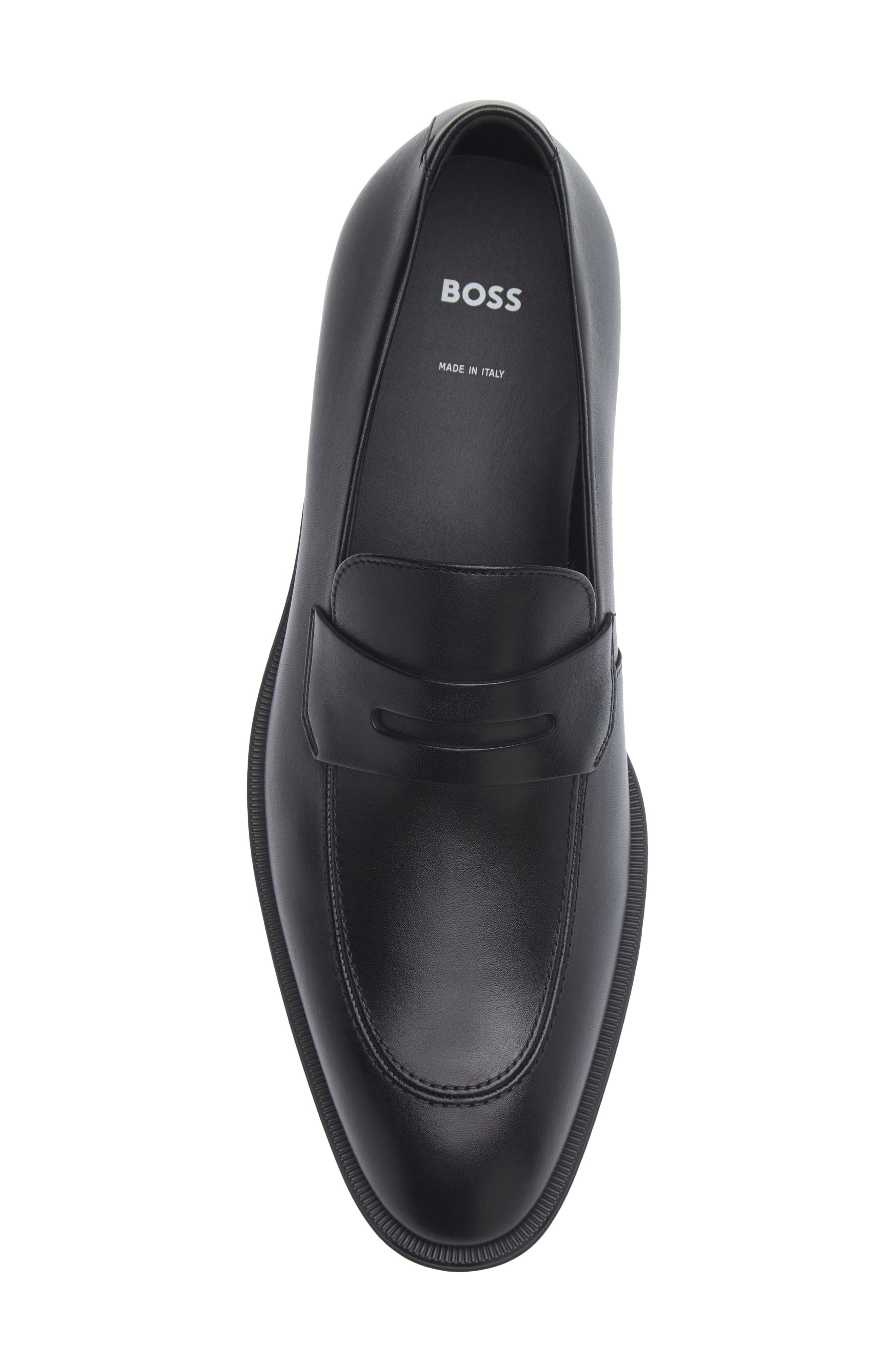 Teylor Penny Loafer, Alternate, color, BLACK