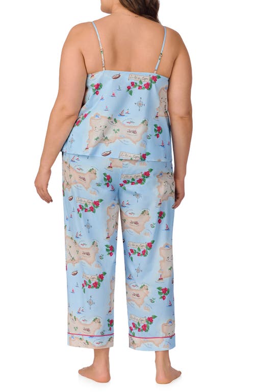 Bedhead Pajamas Organic Cotton Crop Pajamas In Ciao Capri