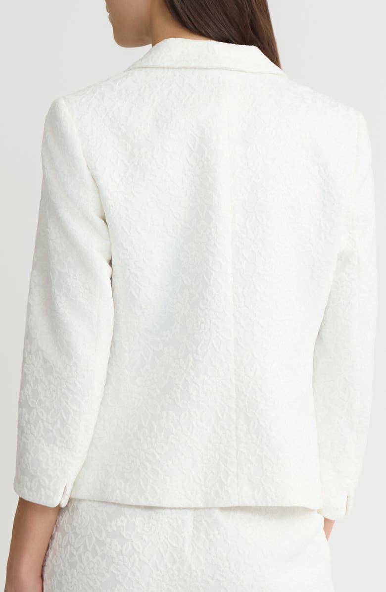 KASPER Shawl Collar Blazer, Alternate, color, Lily White