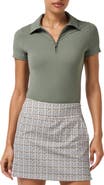 TravisMathew MoveKnit Private Lessons Performance Quarter Zip Polo