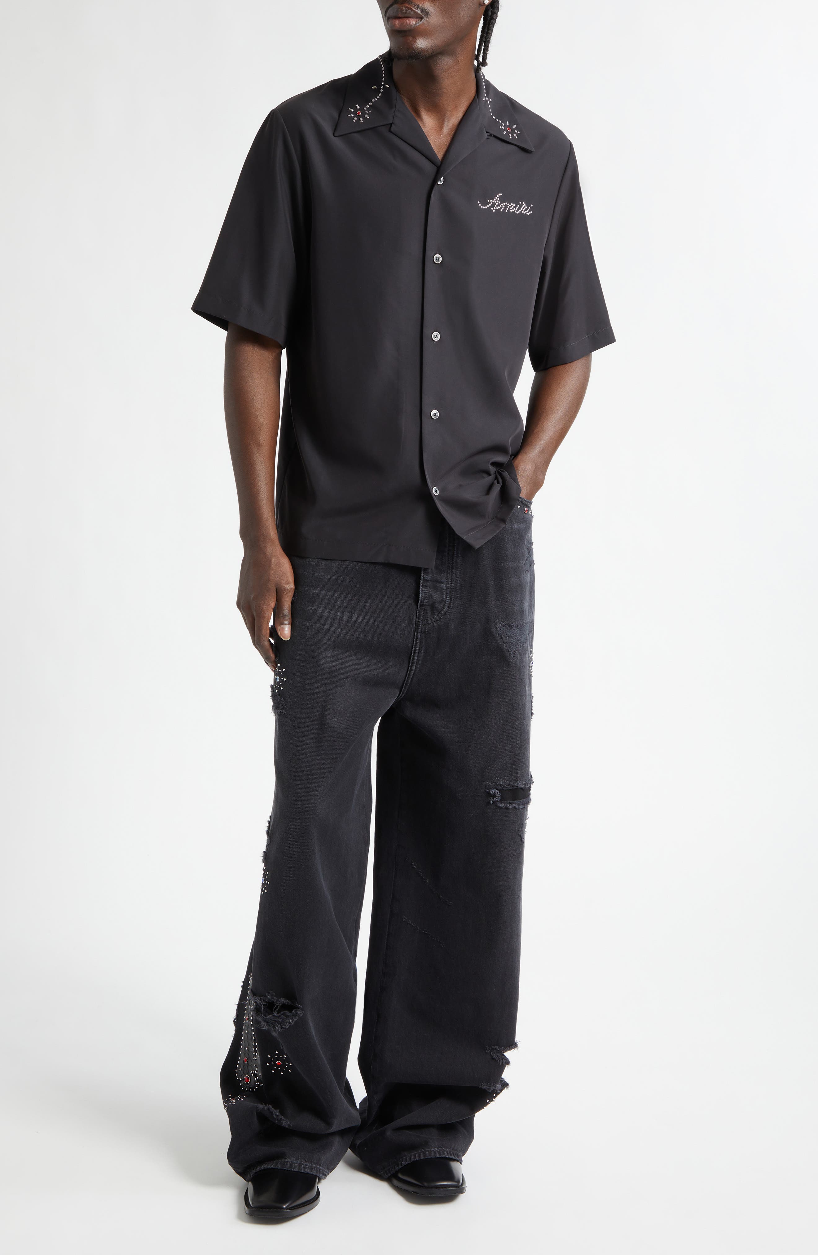 AMIRI Studded Camp Shirt — фото 7