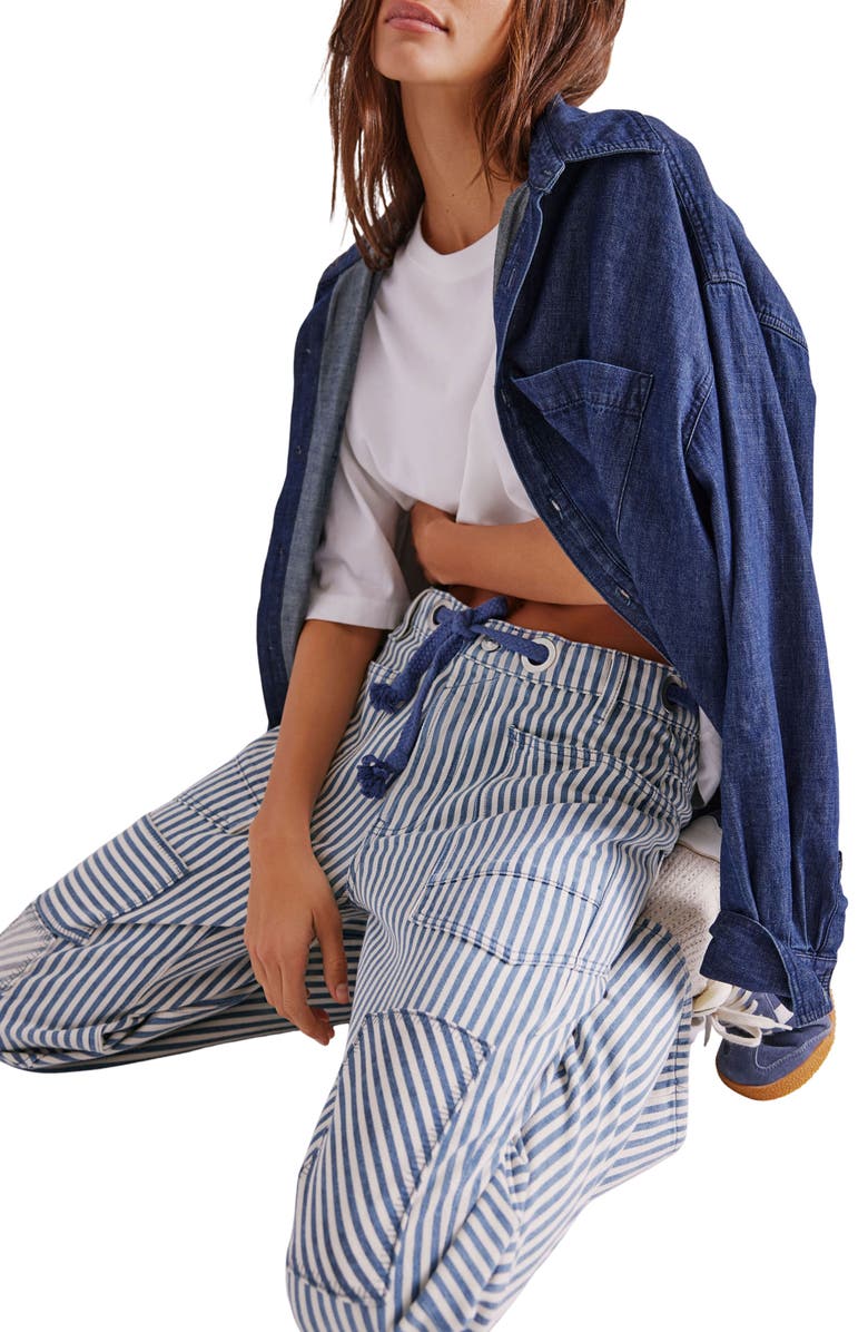 Moxie Railroad Stripe Pants