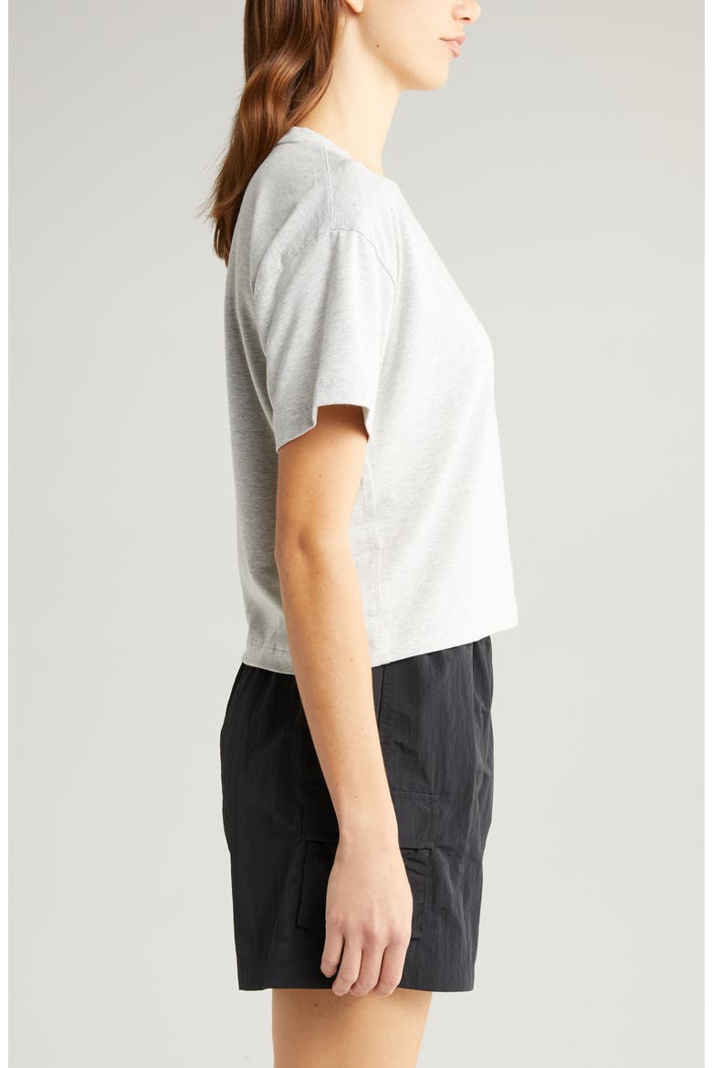 New Take Crewneck T-Shirt, Alternate, color, GREY LT HEATHER