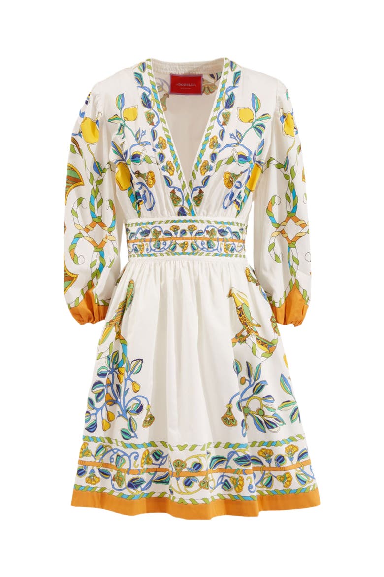 Margherita Dress, Alternate, color, Borboni Placée White