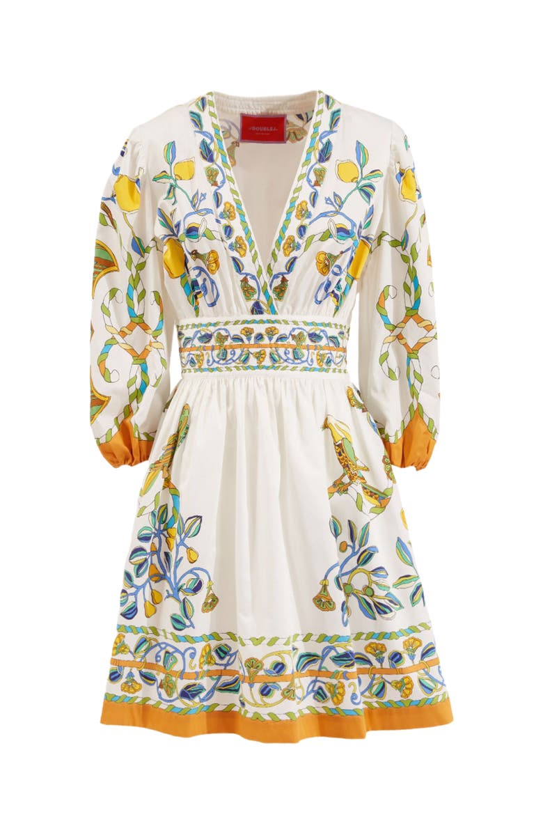 La DoubleJ Margherita Dress, Alternate, color, Borboni Placée White