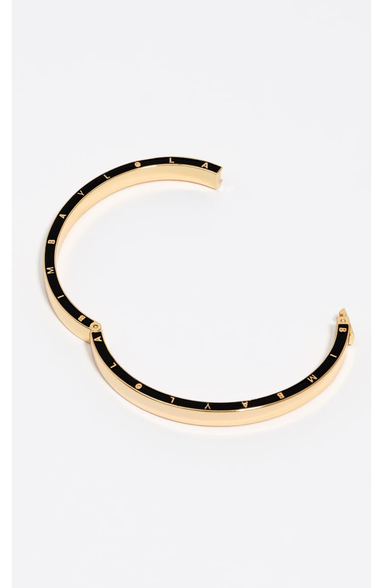 Bimba y Lola Logo Bracelet, Alternate, color, Black