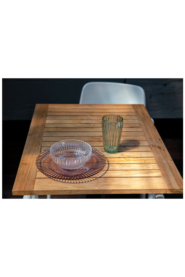 Archie Set of 6 Green Iced Beverage Glasses, Alternate, color, VERDE