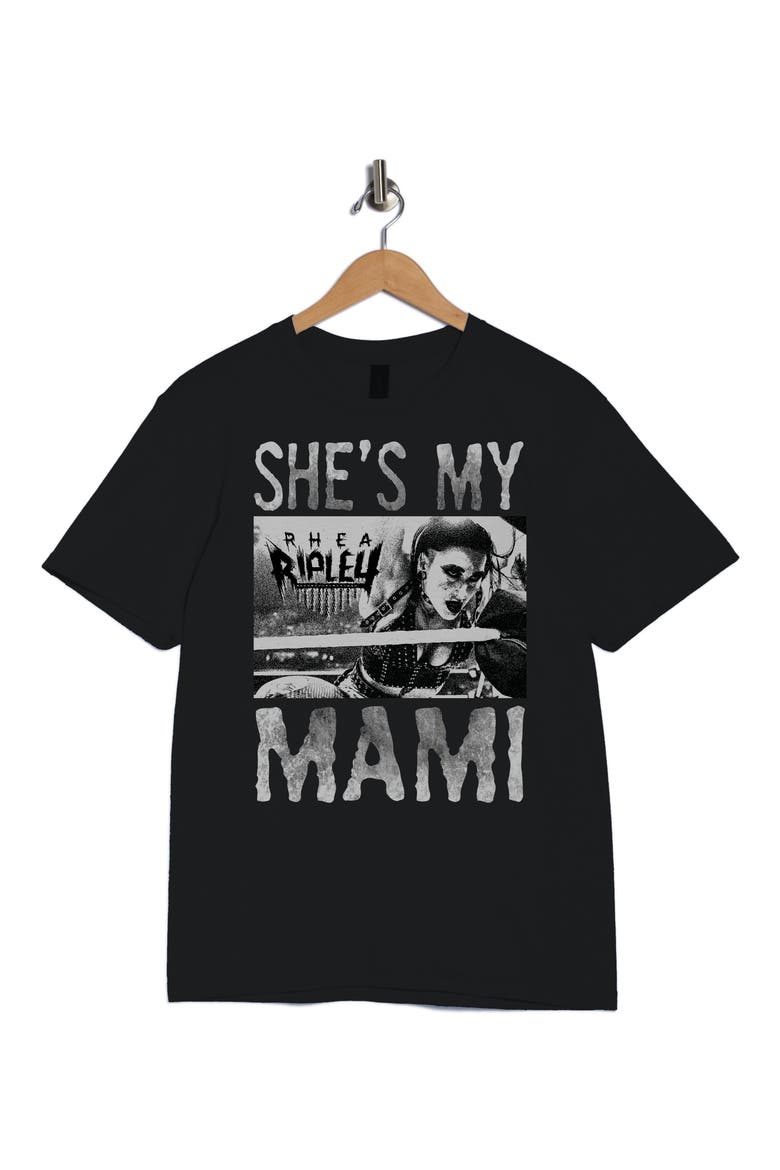 She's My Mami Graphic T-Shirt, Alternate, color, BLACK