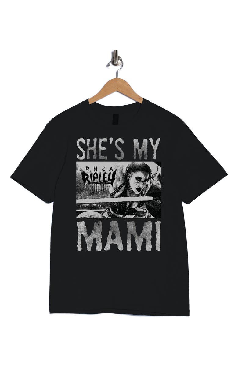 Monster Digital She's My Mami Graphic T-Shirt, Alternate, color, Black