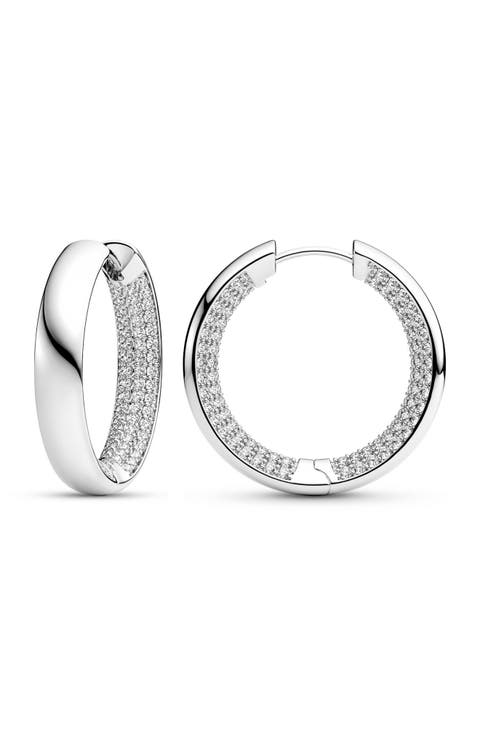 Melzo Grande Cubic Zirconia Earrings