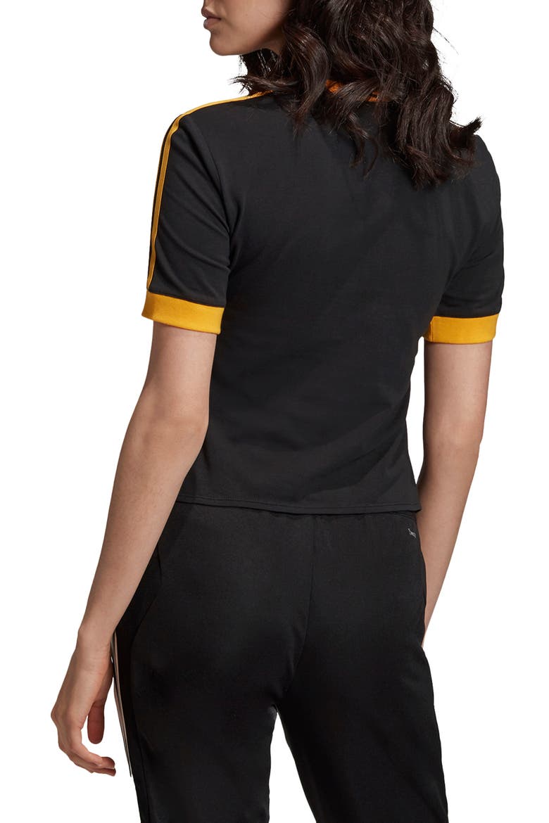 3-Stripe Shirt, Alternate, color, BLACK
