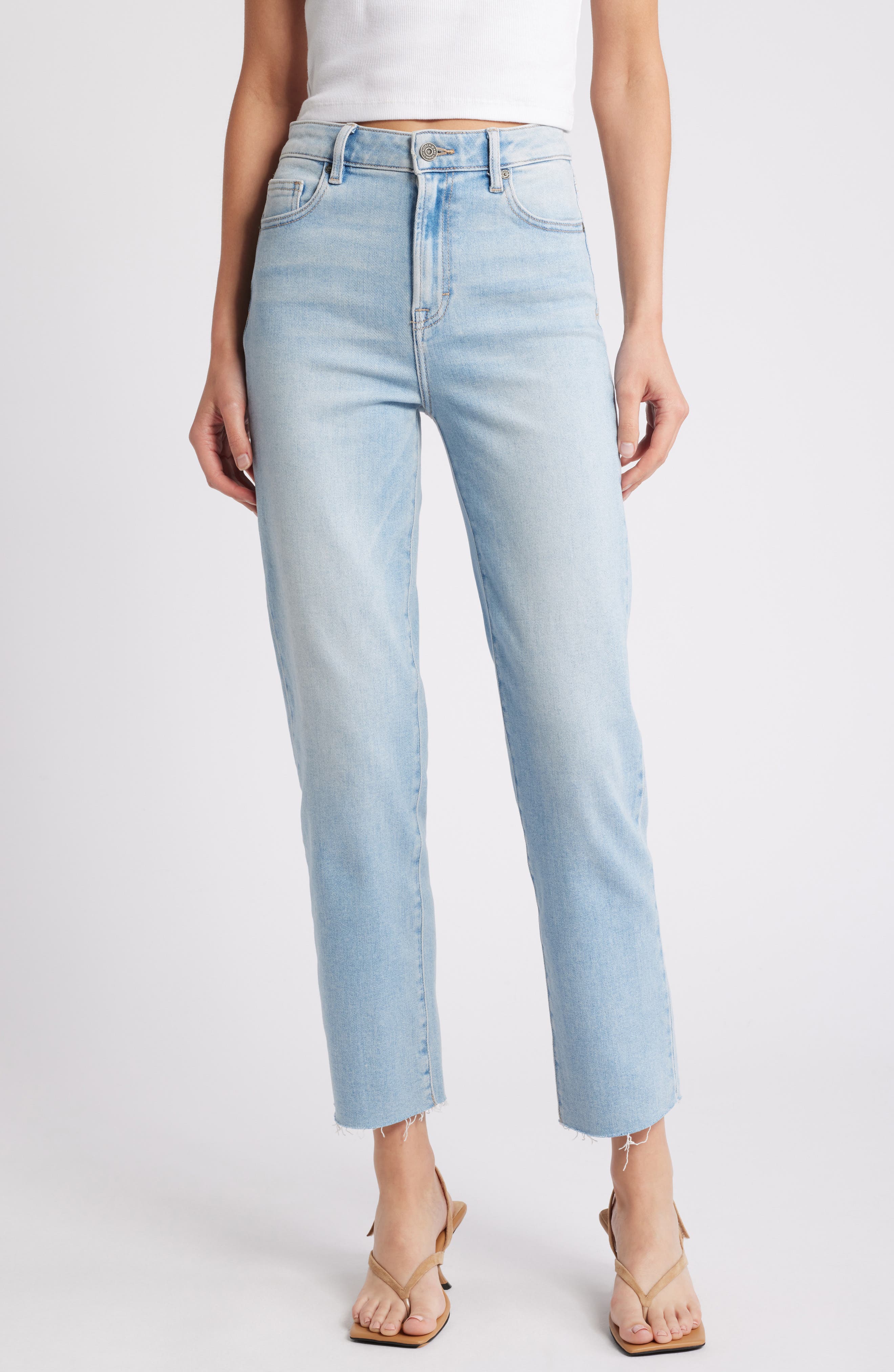Clean Straight Leg Jeans