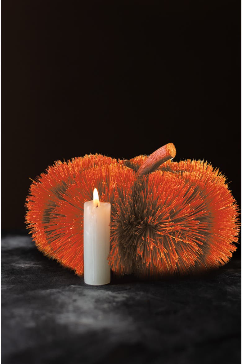 Buri Pumpkin Fall Figurine Small Set of 2, Alternate, color, Orange