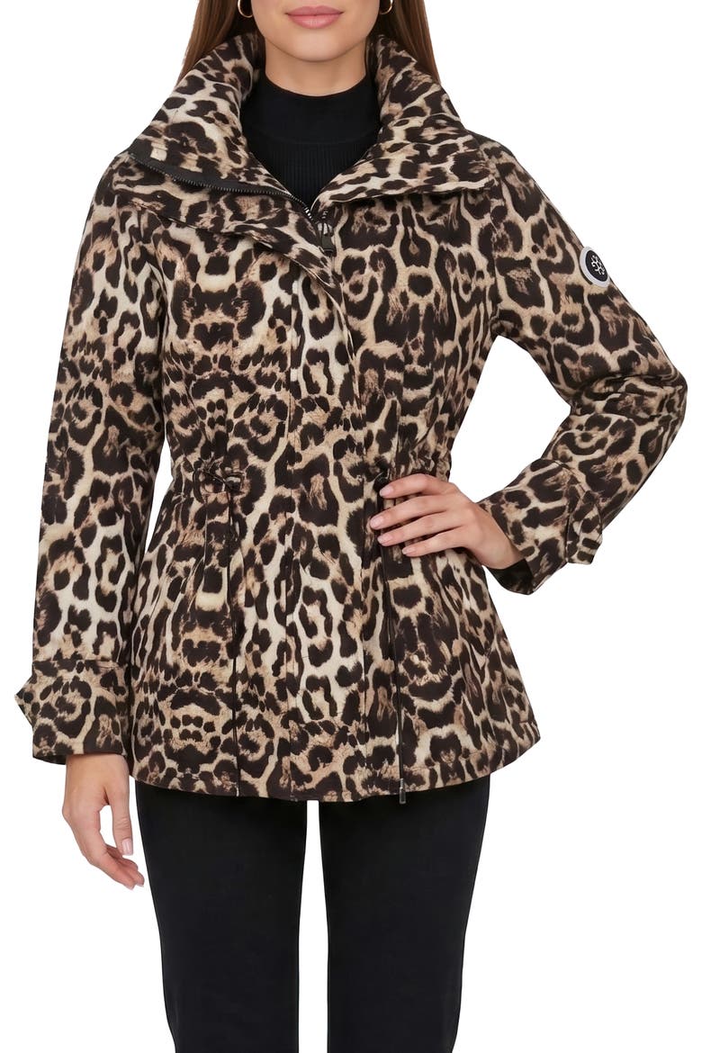 Lightweight Printed Jacket With Concealed Hood, Alternate, color, LPRD