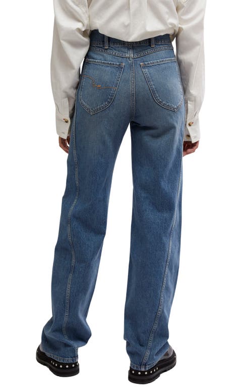Free People Tinsley Baggy High-rise Jeans In Hazey Blue