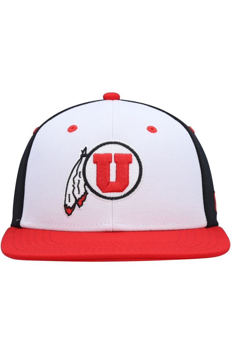 Under Armour Men's Under Armour White Utah Utes Baseball Flex Fit Hat, Alternate, color,