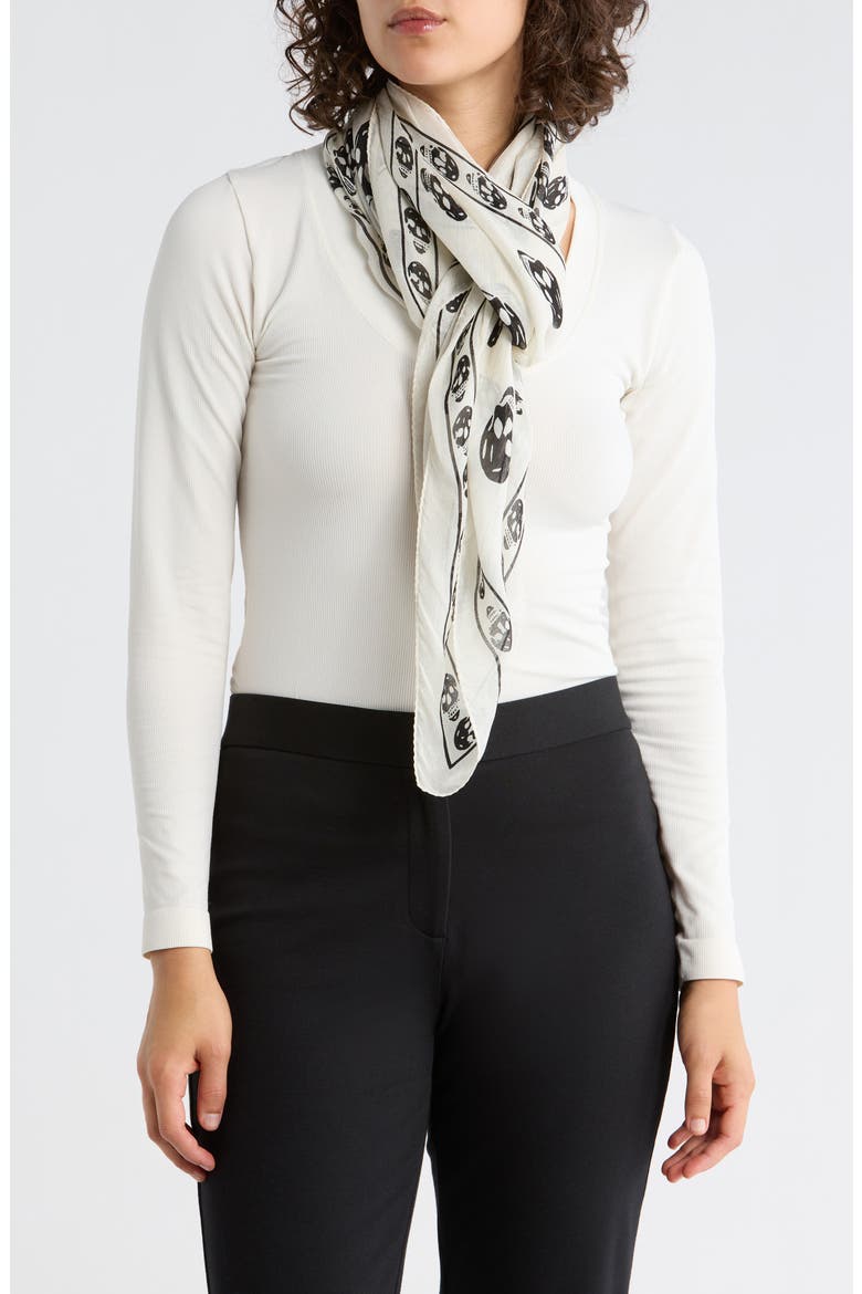 Classic Skull Silk Scarf (Women) | Nordstromrack