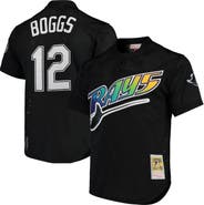 Mitchell & Ness Men's Mitchell & Ness Wade Boggs Black Tampa Bay Rays Cooperstown Collection 1991 Mesh Batting Practice Jersey