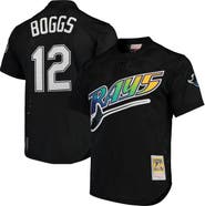 Mitchell & Ness Men's Mitchell & Ness Wade Boggs Black Tampa Bay Rays Cooperstown Collection 1991 Mesh Batting Practice Jersey