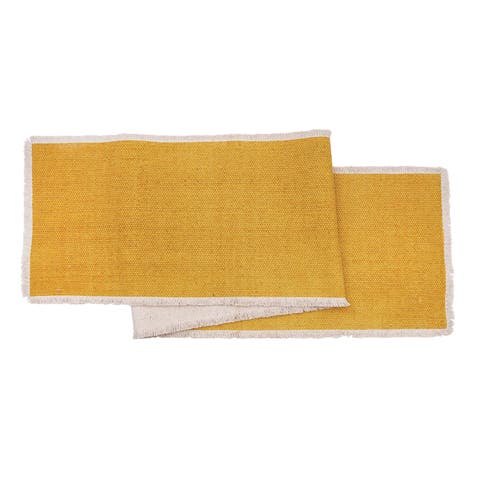 Fringed Dandelion Table Runner 14" x 72"