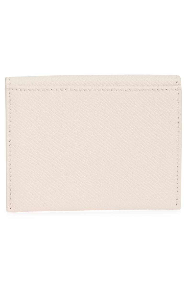 FERRAGAMO Gancini Leather Card Case, Alternate, color, Ballet Macaron