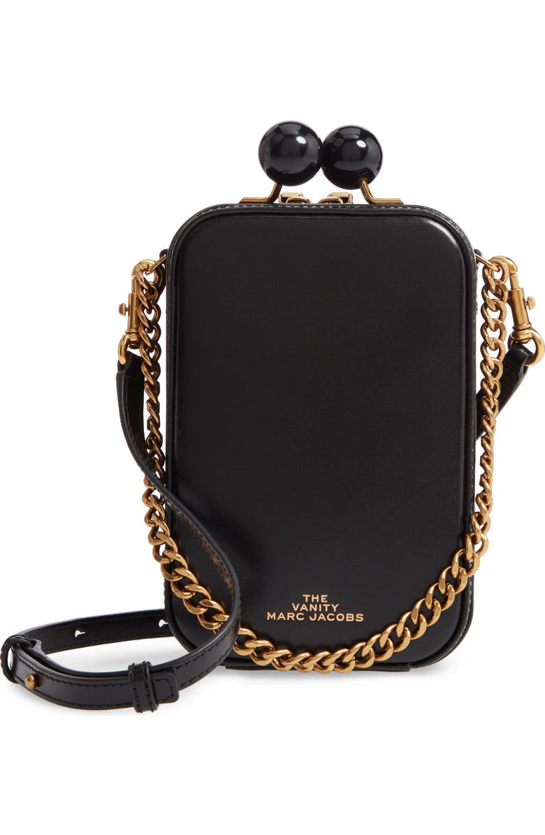 Marc Jacobs The Marc Jacobs The Vanity Leather Crossbody Bag, Main, color,