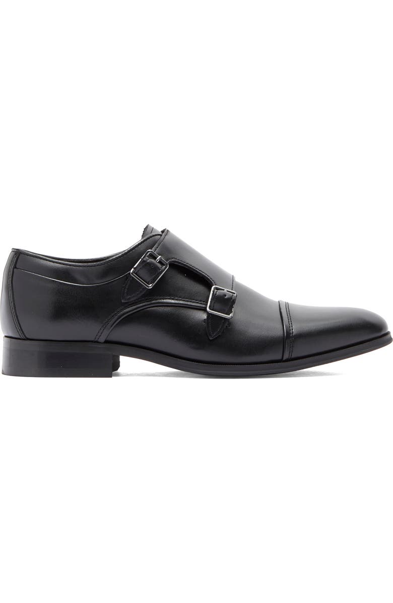 Abound Connor Double Monk Strap Shoe, Alternate, color, Black