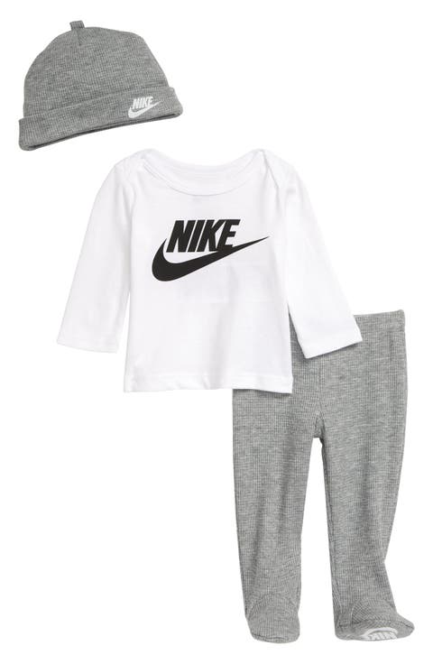 Logo Graphic Tee, Hat & Footed Pants Set (Baby)