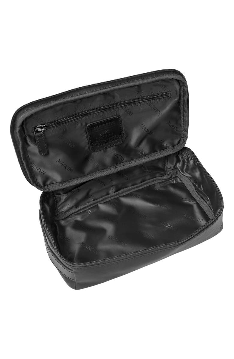 Mancini Buffalo Collection Classic Toiletry Kit, Alternate, color, Black