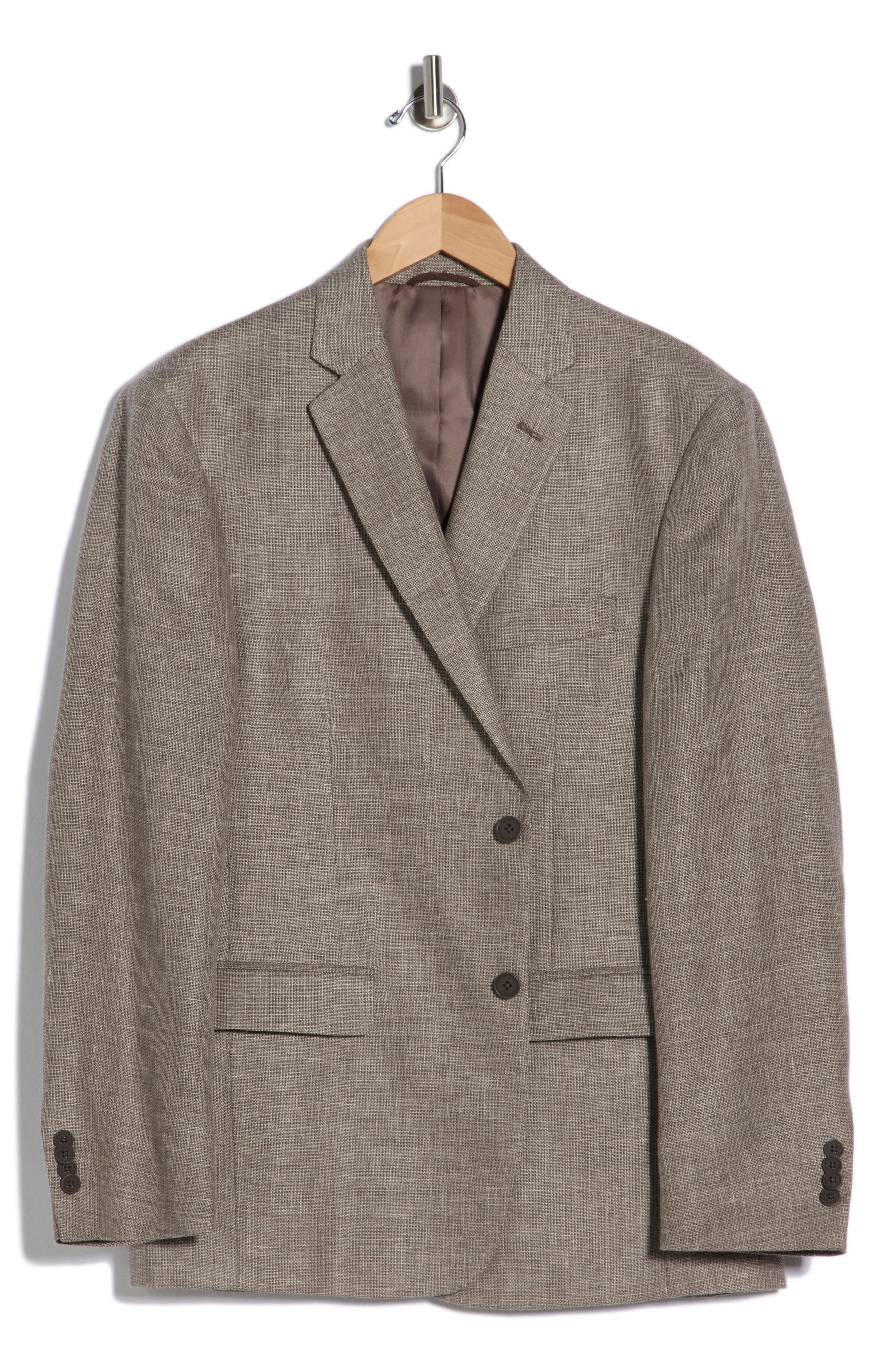 JB Britches Two-Button Wool & Linen Blend Sport Coat