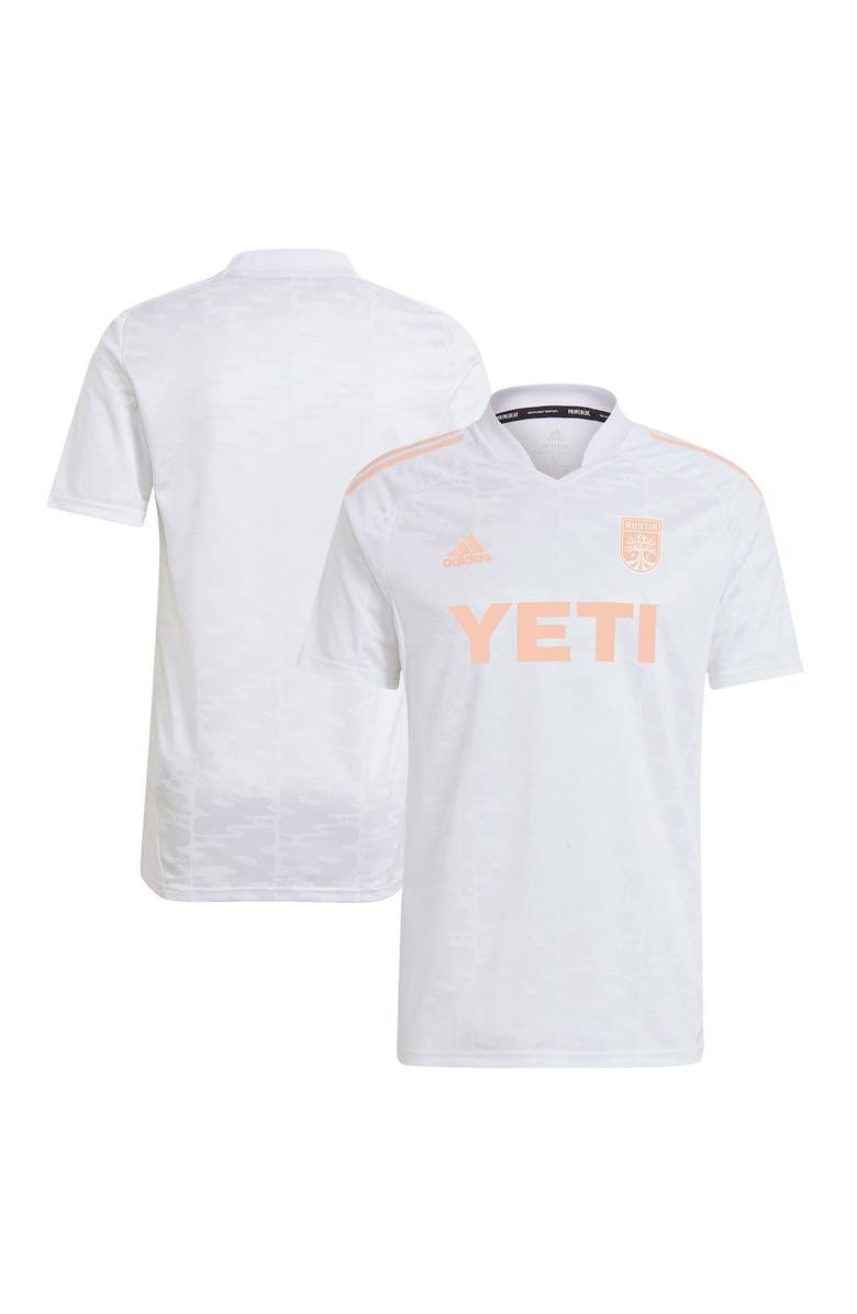 adidas Men's adidas White Austin FC 2022 Primeblue Replica Jersey, Main, color,