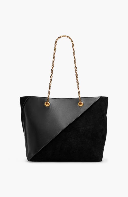 Shop Donna Karan New York Setauket Solid+suede Tote