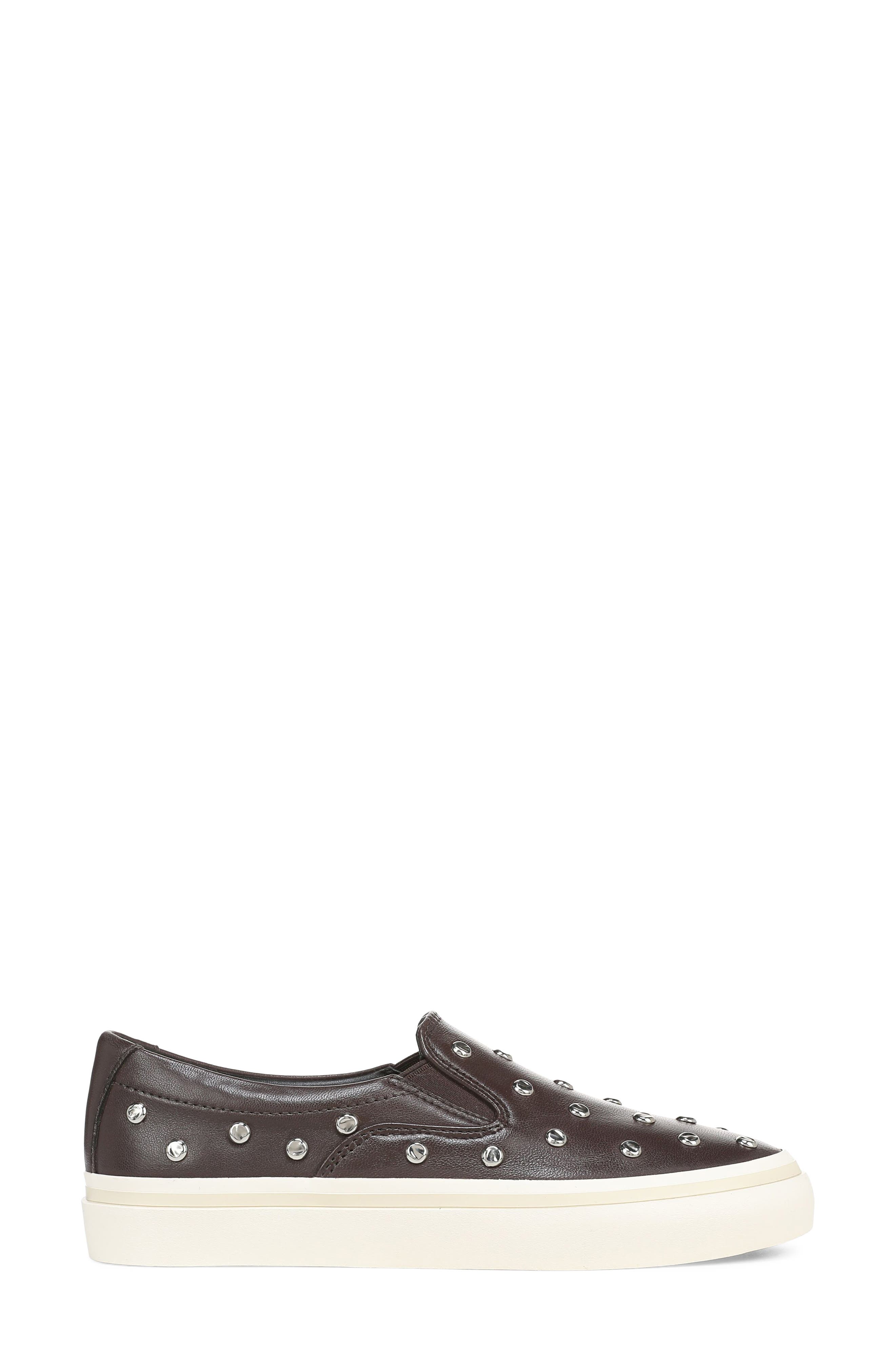 Blair Studded Slip On Sneaker, Alternate, color, DARK GANACHE