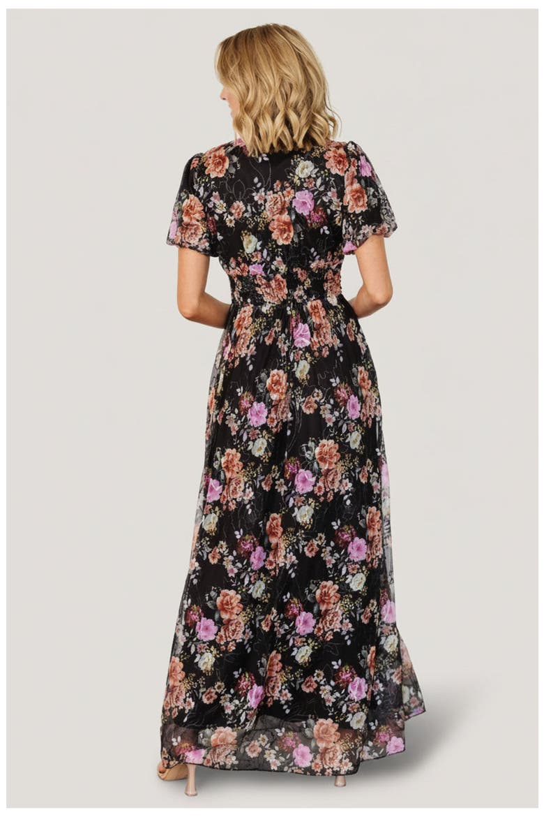 Ardley Maxi Dress, Alternate, color, Black Multi Floral