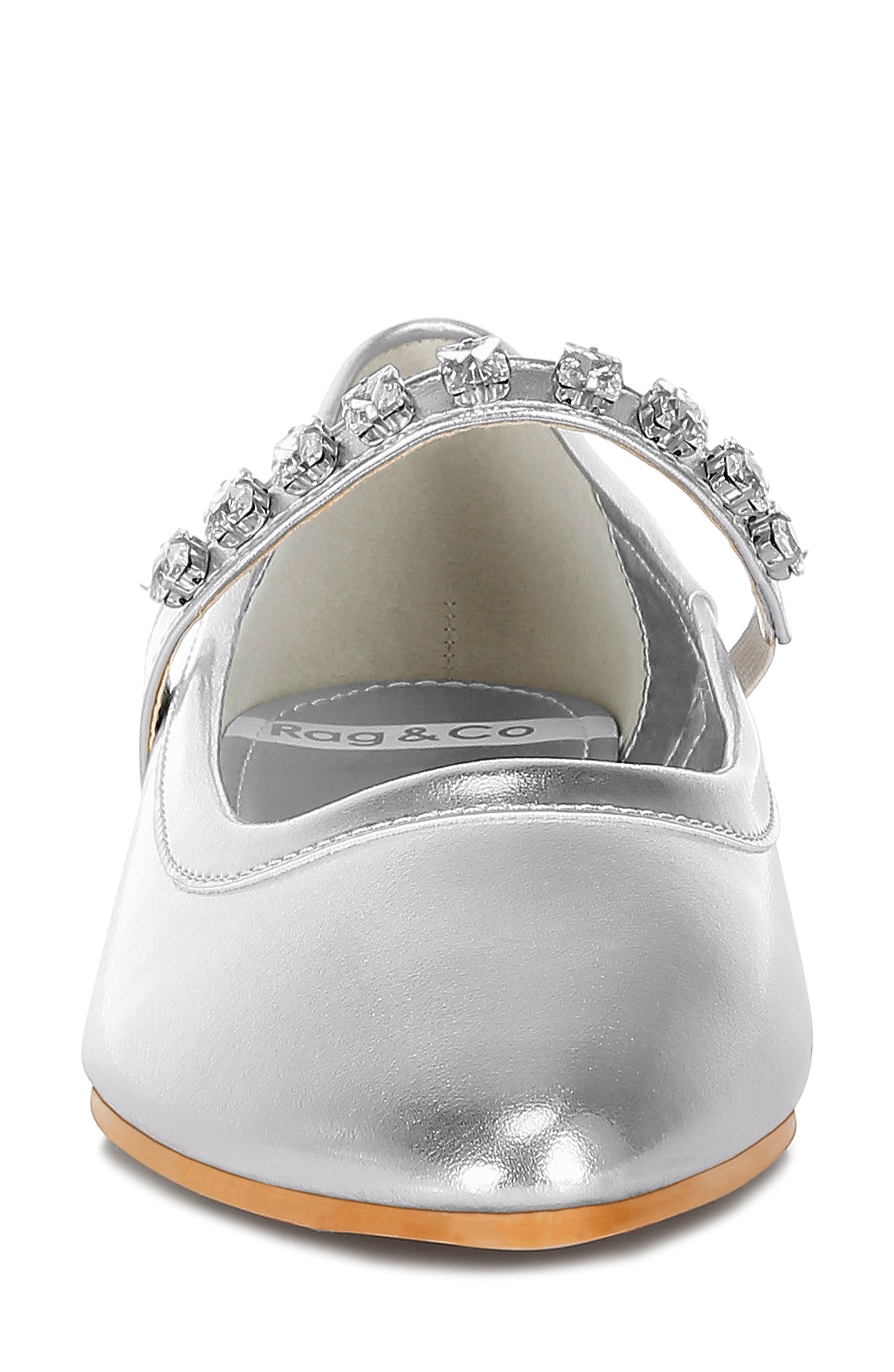 Rag & Co Gloxinia Water Repellent Pointed Toe Flat, Alternate, color, 