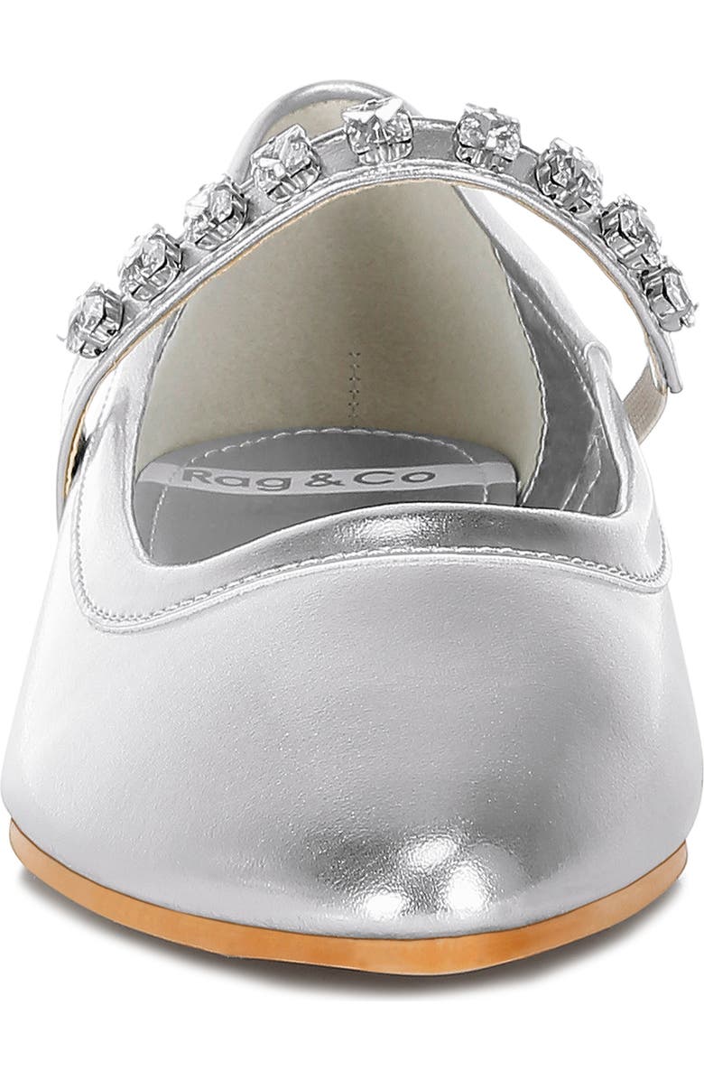 Rag & Co Gloxinia Water Repellent Pointed Toe Flat, Alternate, color,