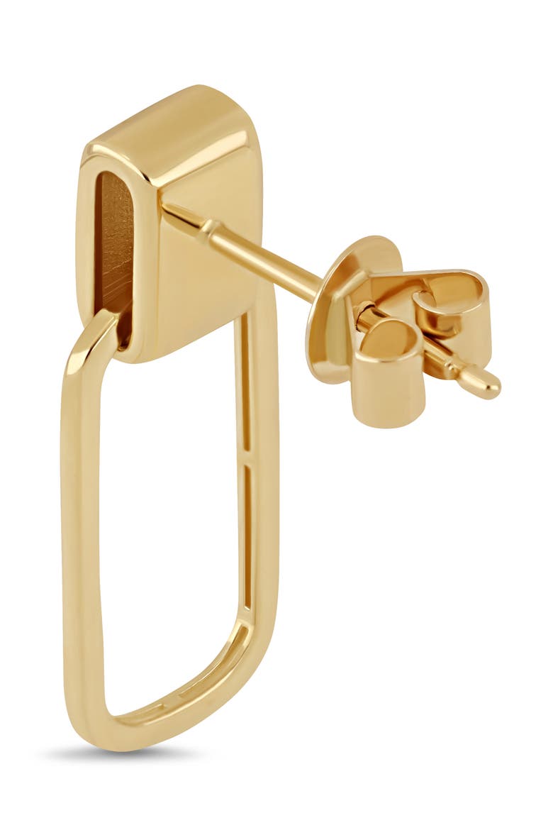 14K Gold Link Drop Earrings, Alternate, color, 14K YELLOW GOLD
