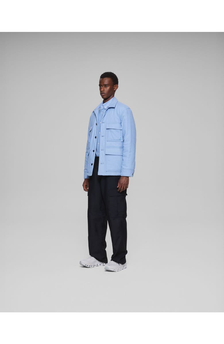 vowels Cashmere Primaloft Chore Jacket, Alternate, color, Light Blue