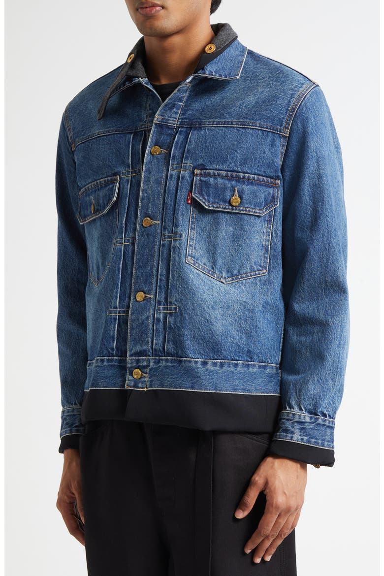 Gender Inclusive Levi's® Denim x Matelassé Twill Reversible Jacket