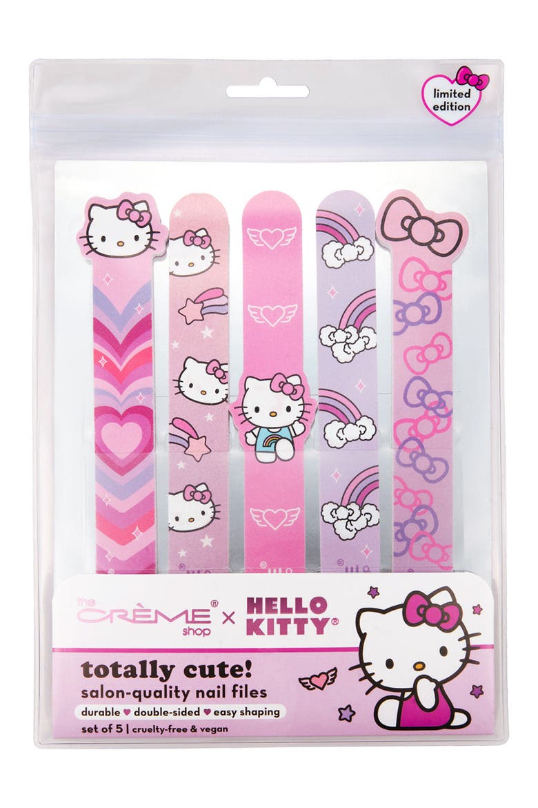 THE CREME SHOP Totally Cute Hello Kitty 5-Piece Nail File Set (Women ...