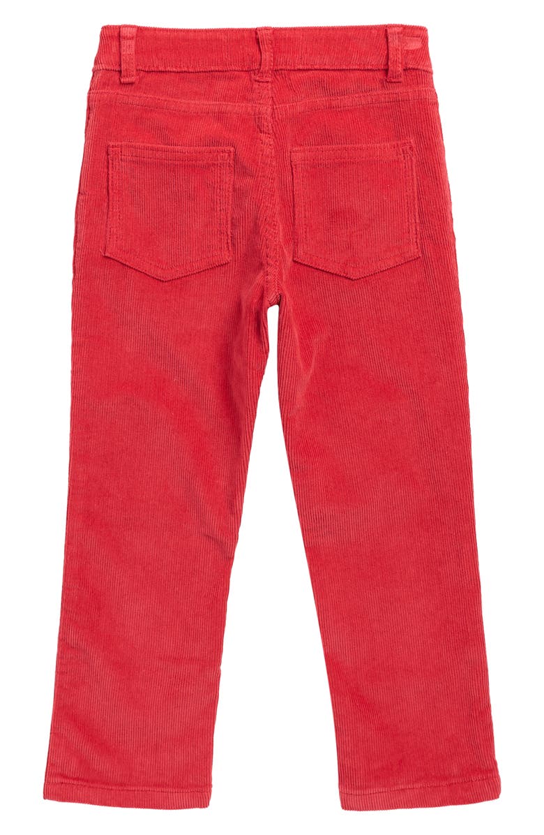 Mini Boden Kids' Stretch Corduory Pants, Alternate, color, Red