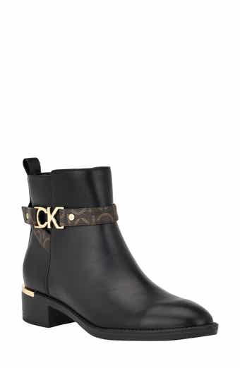 Calvin Klein Buckle Strap Bootie
