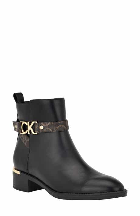 Calvin Klein Buckle Strap Bootie
