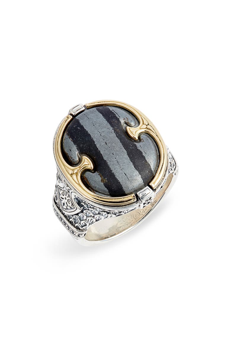 Perseus Ferrite Ring, Main, color, SILVER/ GOLD