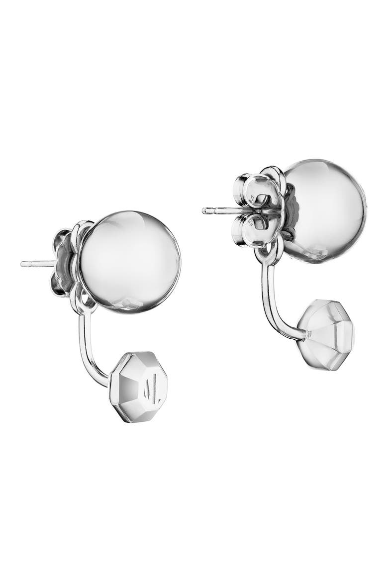 Ear Jackets, Alternate, color, STERLING SILVER