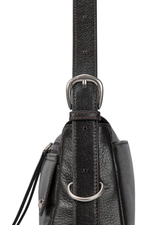 ORYANY ORYANY MOTO LEATHER SHOULDER BAG